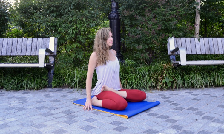 bharadvajasana prep 2