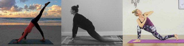 three legged to low lunge twist